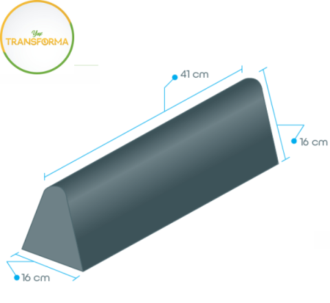 Tope para Estacionamiento Dimensiones de 16cm x 16cm x 41cm