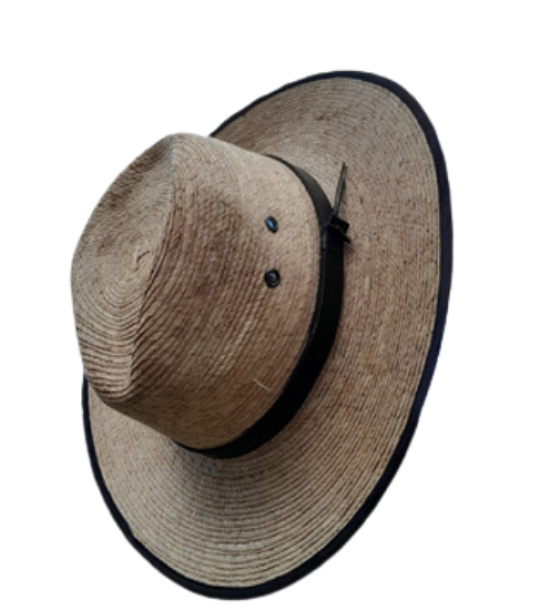 Sombrero liso de palma