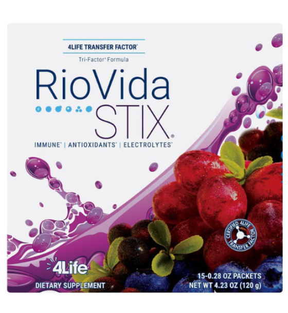 "RioVida STIX" suplemento dietético de 30 paquetes