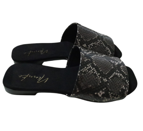 Sandalias Imitación Piel de Serpiente