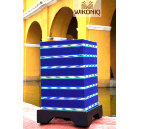 Lámpara armable con tonos azules Cuculha B-03