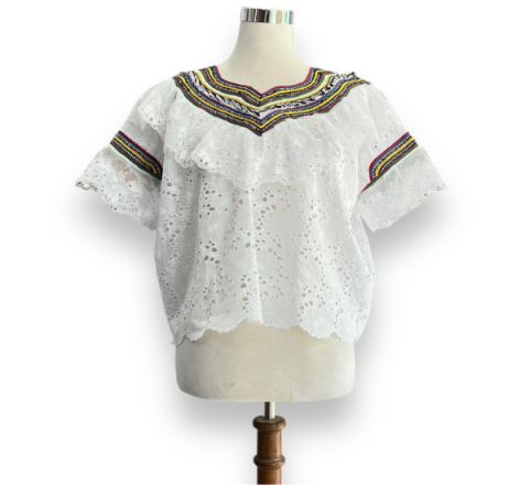 Huipil Tz'ulum'a Color Blanco