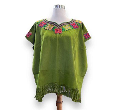 Huipil Xajaw Verde Musgo