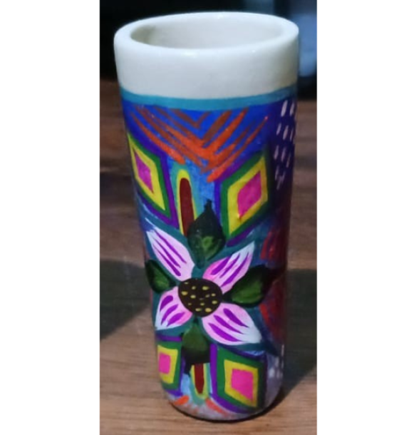 Tequilero con Diseño de Flor