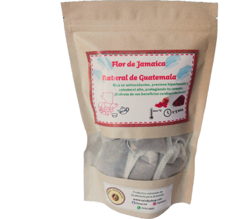Té o Infusión de Rosa de Jamaica natural