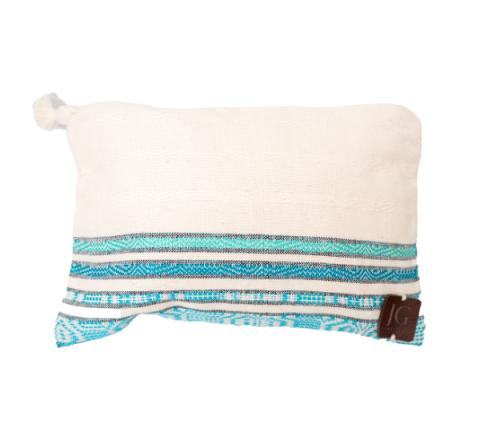 Clutch Wallet Celeste y Verde turquesa
