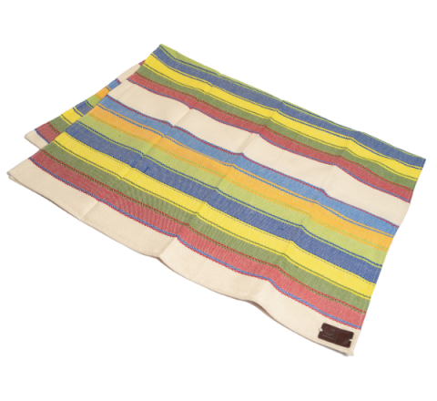 Pie de Cama Multicolor (Rojo, verde, amarillo y azul)