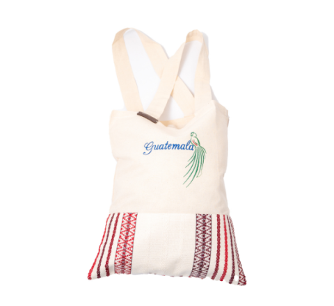 Bolso de Hombro Artesanal Diseño Guatemala Quetzal - Talla M - Estilo 1