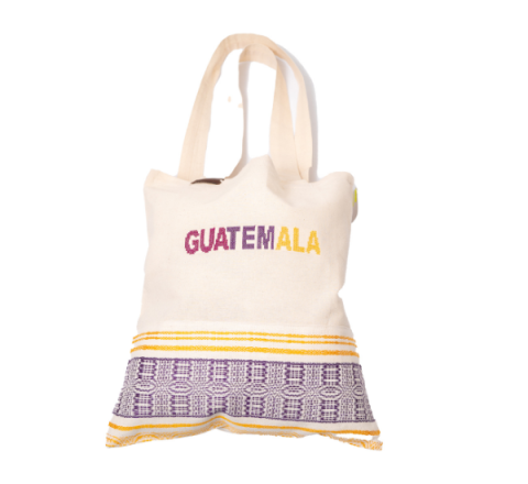 Bolso de Hombro Artesanal Diseño Guatemala - Talla L - Estilo 7