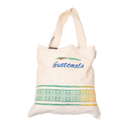 Bolso de Hombro Artesanal Diseño Guatemala Quetzal - Talla L - Estilo 1