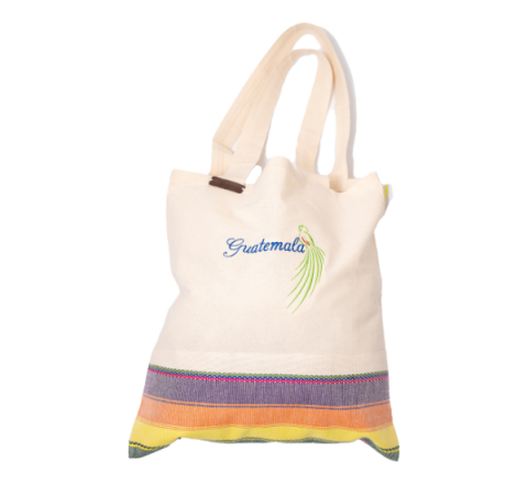 Bolso de Hombro Artesanal Diseño Guatemala Quetzal - Talla L - Estilo 2