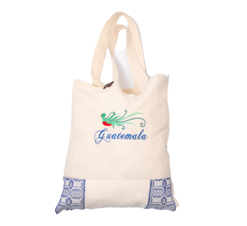 Bolso de Hombro Artesanal Diseño Guatemala Quetzal - Talla L - Estilo 3