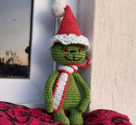 Amigurumi Grinch en Crochet