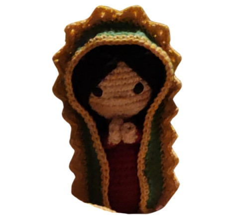 Amigurumi Virgen de Guadalupe en Crochet