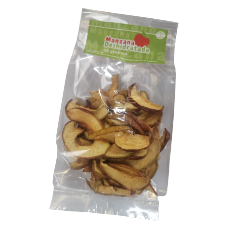 Pack X 2 Unidades 30g (Fruta deshidratada: Manzana)