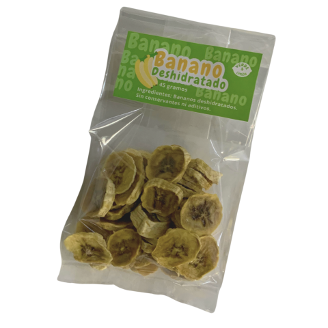 Pack X 2 Unidades 45g (Fruta deshidratada: Banano)