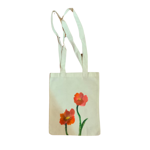 Bolsa de Manta diseño Flores