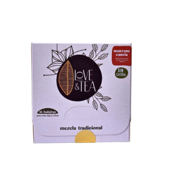 Té sabor a Manzana Canela | Caja de 16 sobres