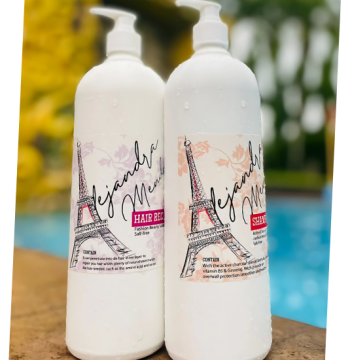 Combo Shampoo Growht Energizer & Hair Reconstructor Mask by Alejandra Mendoza 1000ml