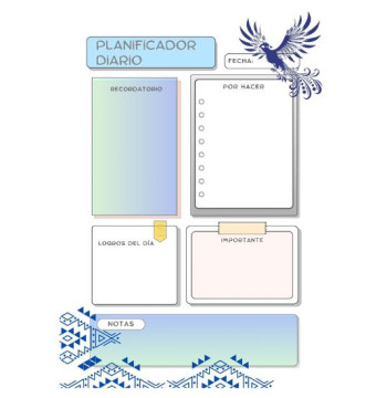 Planner Azul