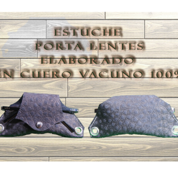 Estuche para Lentes de Cuero