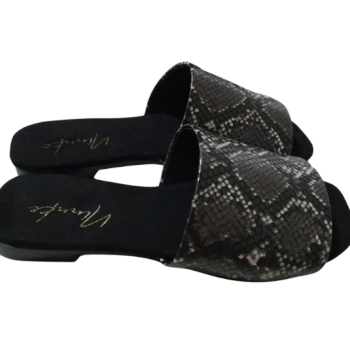 Sandalias Imitación Piel de Serpiente