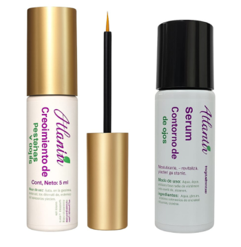 Duo de Contorno de Ojos + Serum para el Crecimiento de Pestañas