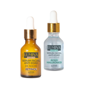 Combo Lunina Serum Anti Edad con Retinol + Lunina Serum Anti Edad Serum con Ácido Hialurónico