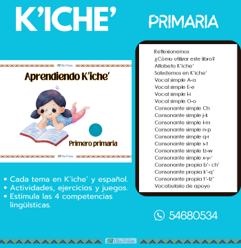 K'iche' para primero primaria