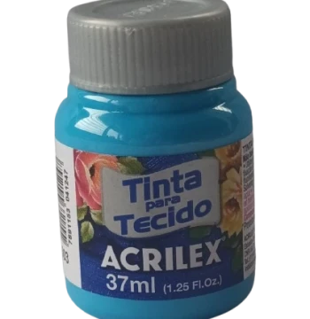 Pintura Textil Acrilex 37 ml. Azul Celeste Código 503