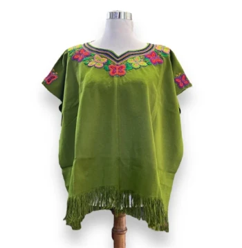 Huipil Xajaw Verde Musgo
