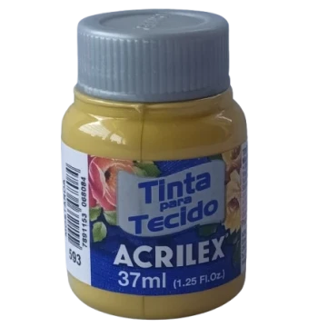 Pintura Textil Acrilex 37 ml. color Mostarda Código 593