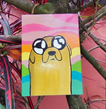 Lienzo Jake el perro - hora de aventura