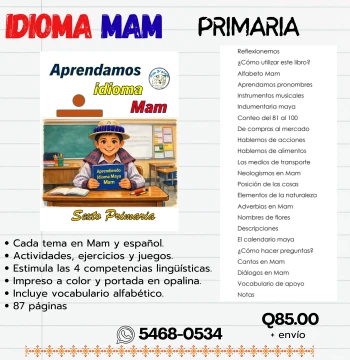 Idioma Mam para Sexto Primaria