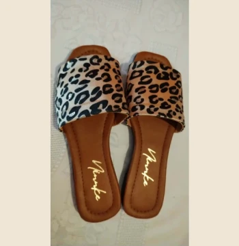 Sandalias con estampado Animal Print talla 35