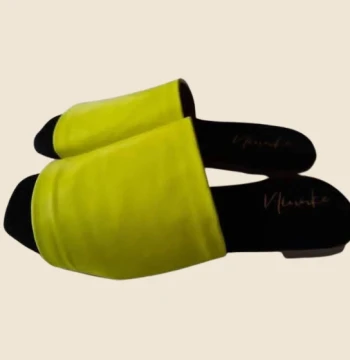 Sandalia amarillo lima