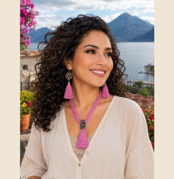 Set collar y aretes Palma de Verano 2