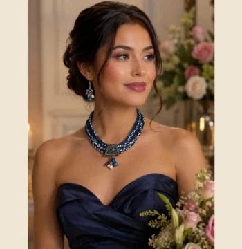 Set collar y aretes Yosune 4