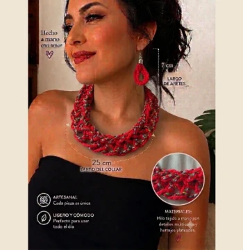 Set de collar y aretes Esencias 8