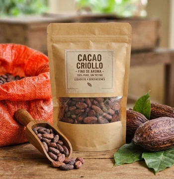 Cacao Criollo de Origen – Grano Fermentado y Seco (Sin Tostar)
