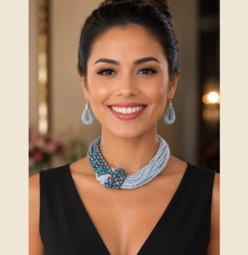 Set de collar y aretes Insigne modelo 4