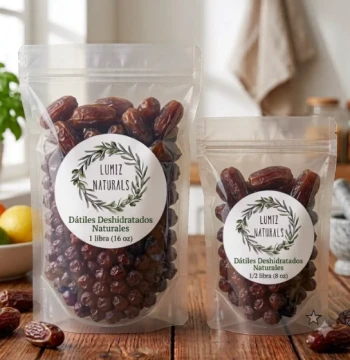 Dátiles deshidratados de Lumiz Naturals