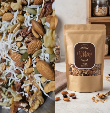 Granola Yita Ligeramente Endulzada - 50% Menos Miel