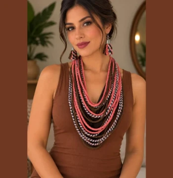 Set de collar y aretes Semuc 1