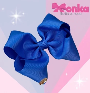 Moño Boutique liso de 7.5 cms.