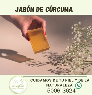 Jabón facial de cúrcuma
