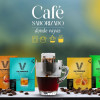 Café Gourmet Saborizado Molido (Amareto, Cardamomo, Choco-Menta, Coñac y Miel).  Presentación en sobres individuales para 1 taza incluye filtro. Caja de 10 sobres 2 de cada sabor. Caja de 10g