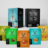 Café Gourmet Saborizado Molido (Amareto, Cardamomo, Choco-Menta, Coñac y Miel).  Presentación en sobres individuales para 1 taza incluye filtro. Caja de 10 sobres 2 de cada sabor. Caja de 10g