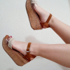 Sandalias con Plataforma de Corcho