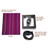 Lámpara armable con tonos lilas Cuculha B-02